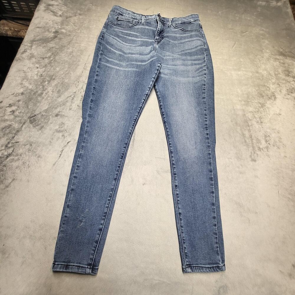 DENIZEN Jeans Womens 16 Blue Medium Wash Skinny Extra-Slim High Rise 5-Pocket